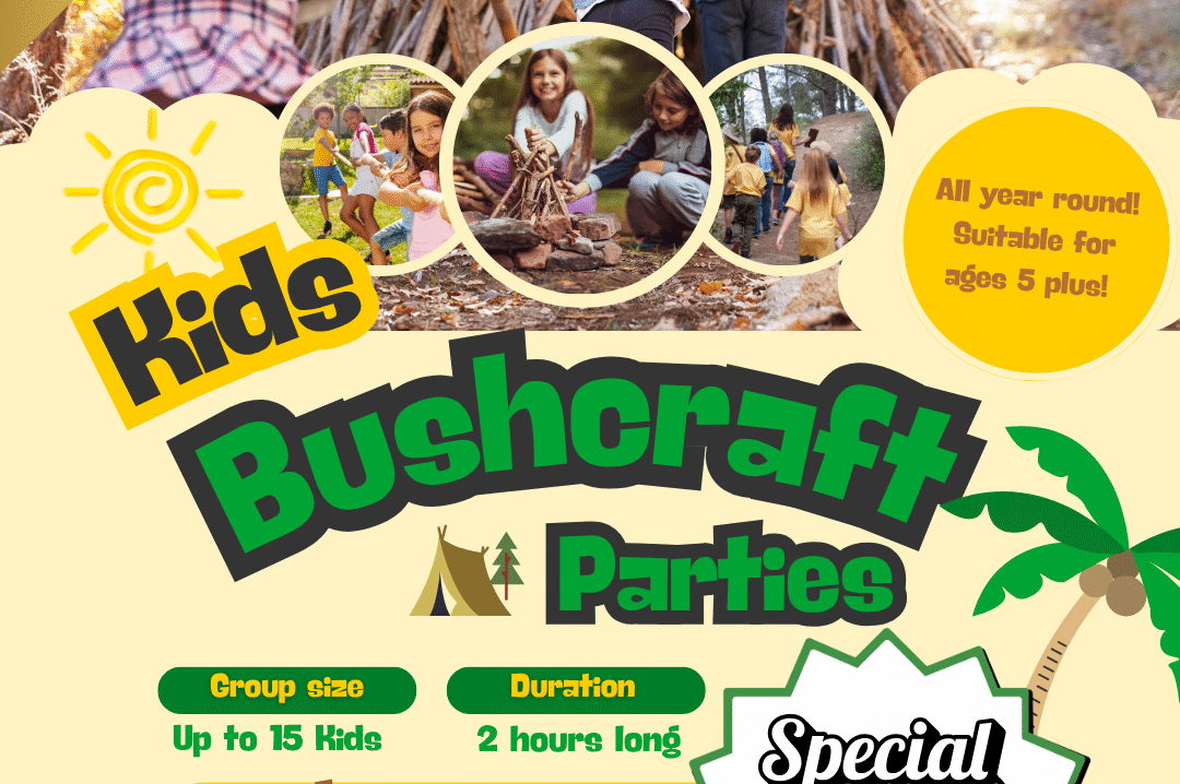 Kids parties and family Bushcraft adventures